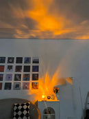 🔥 Luminária Projetor Flama Giratória – Toque de Calor, Conforto e Atmosfera Encantadora