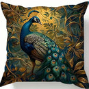 🦚 Capa de Almofada Mandala Peacock – Arte, Cor e Elegância para Seu Ambiente
